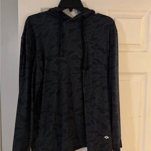 BURLEBO Black Camouflage Hoodie